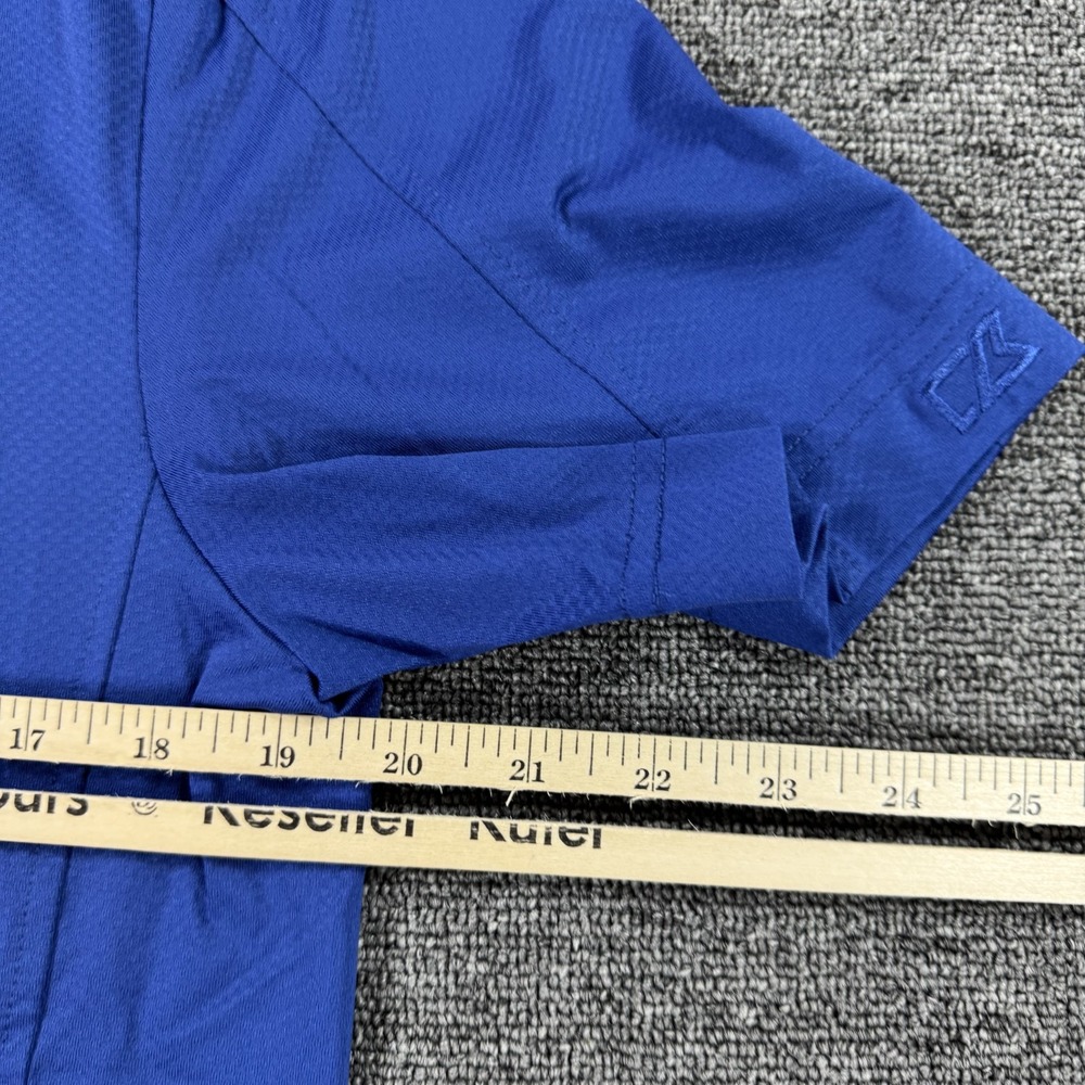 Cutter Buck The Players Shirt Mens‎ Small Blue PGA Tour Golf Polo Embroidered - Picture 7 of 9